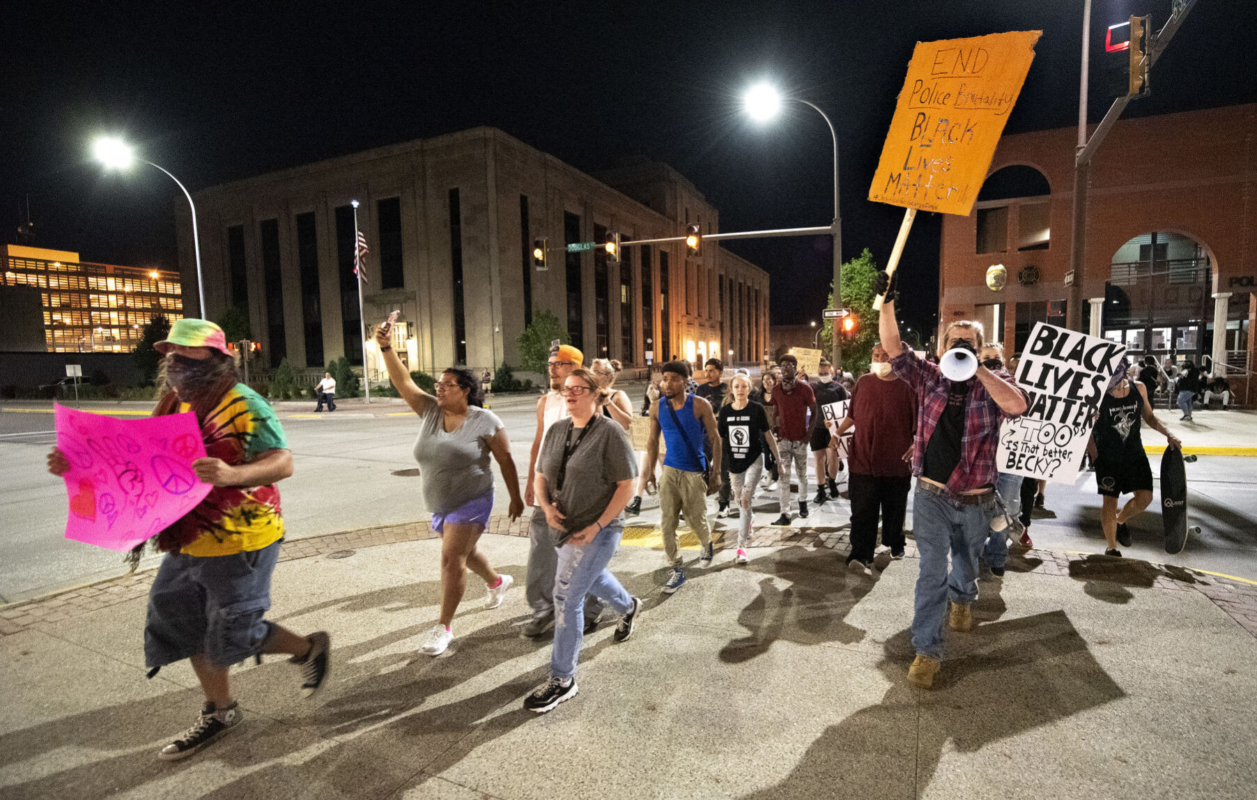 Sioux City George Floyd protests Tuesday